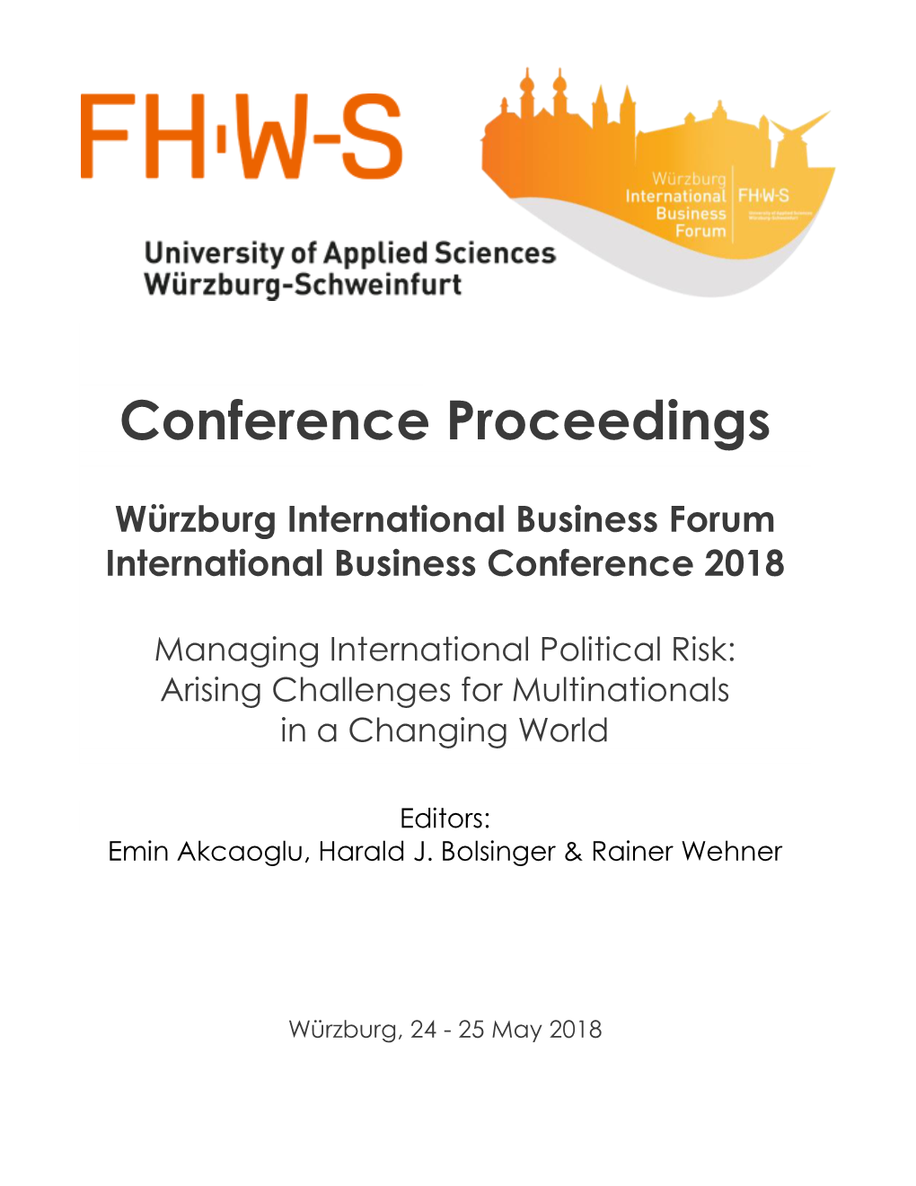 WIBF IBC2018 CONFERENCE PROCEEDINGS BOOK.Pdf