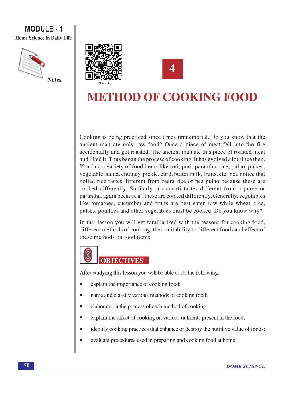 4 Method of Cooking Food