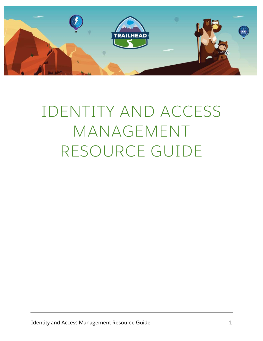 Identity and Access Management Resource Guide