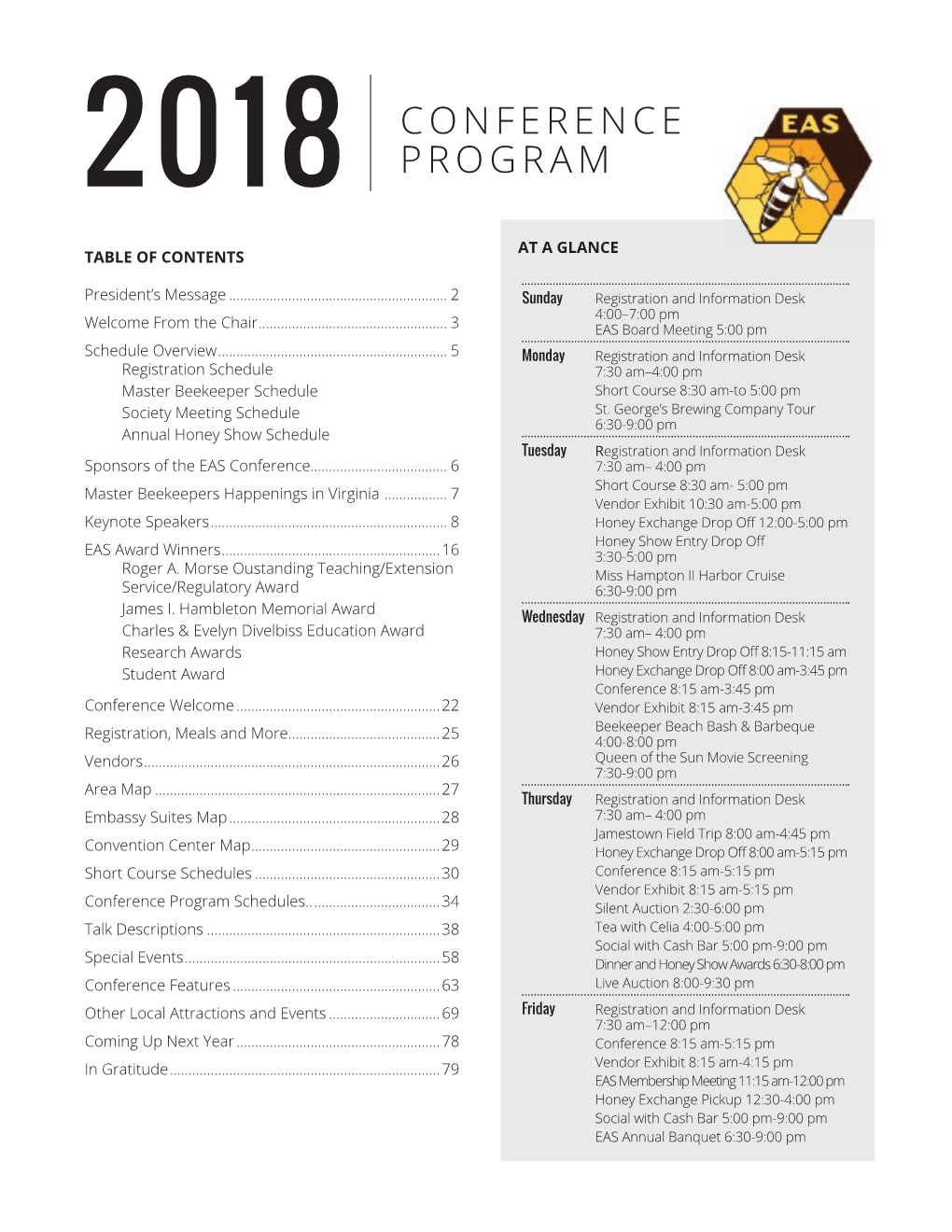 2018 Conference Program