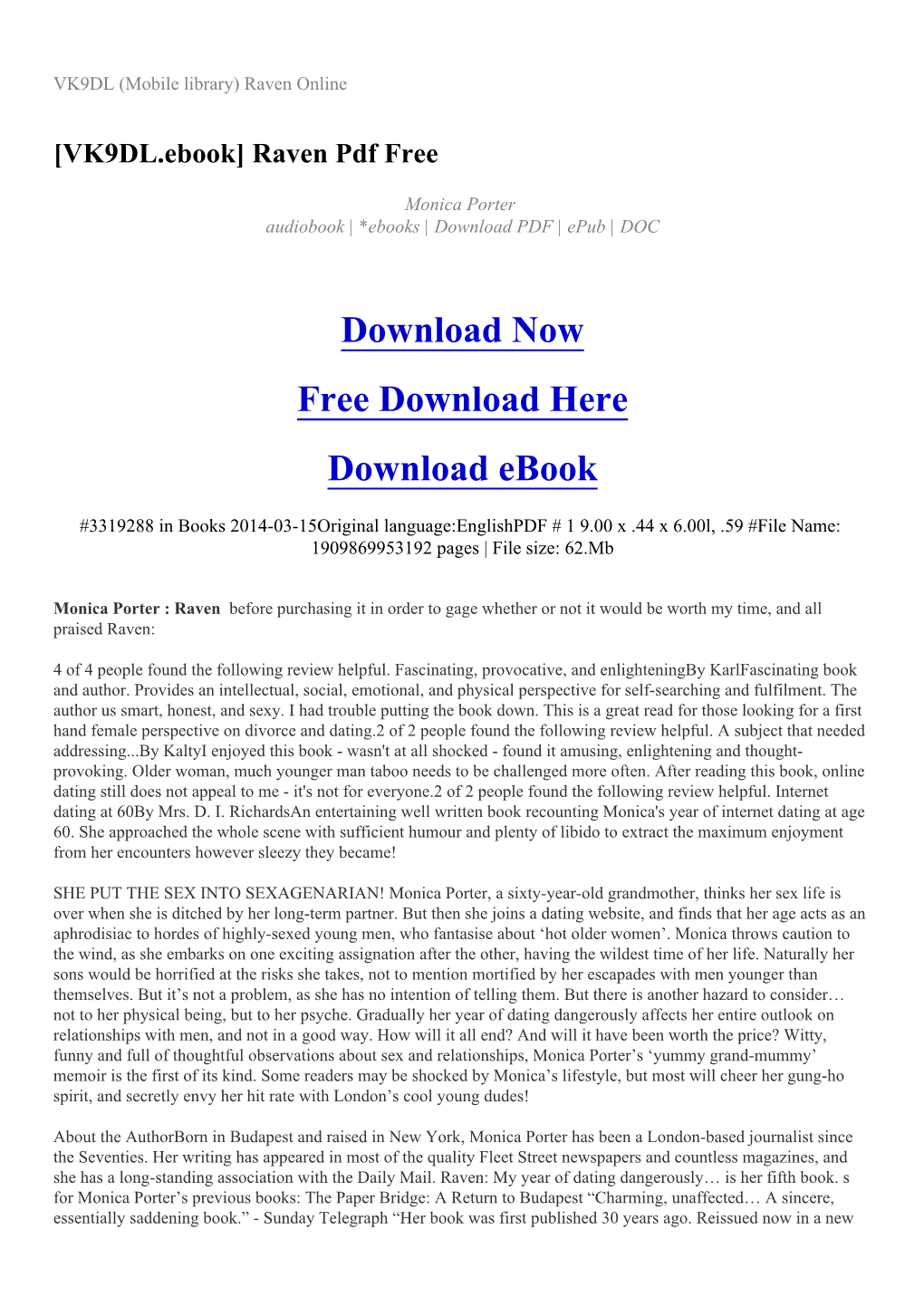 VK9DL.Ebook] Raven Pdf Free