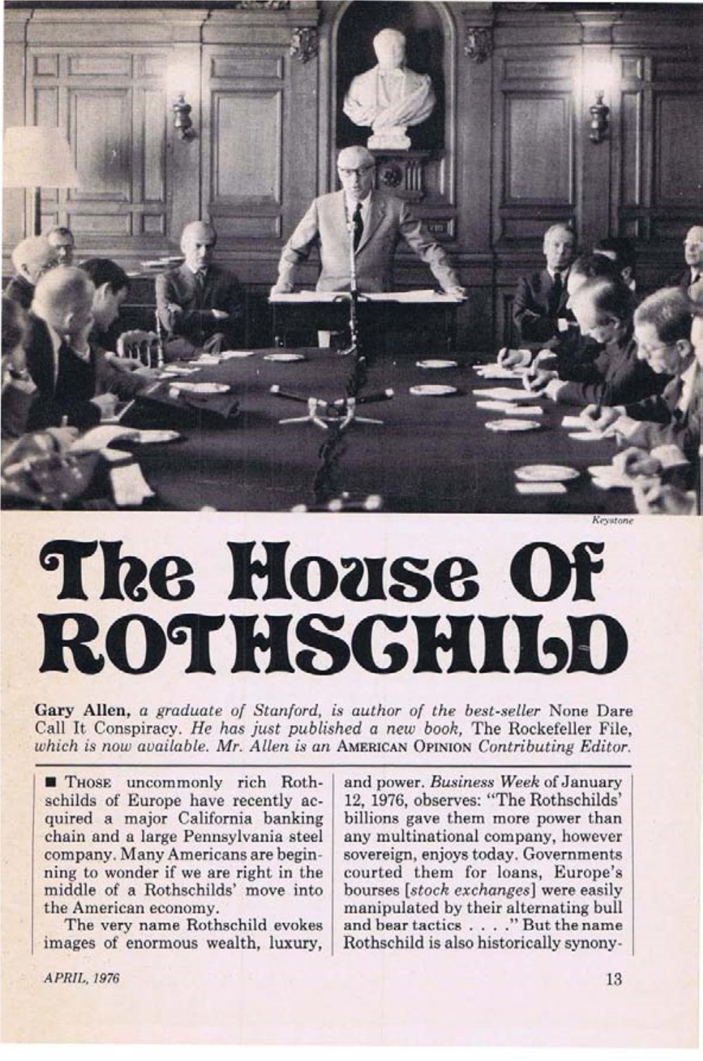 The House of Rothchild