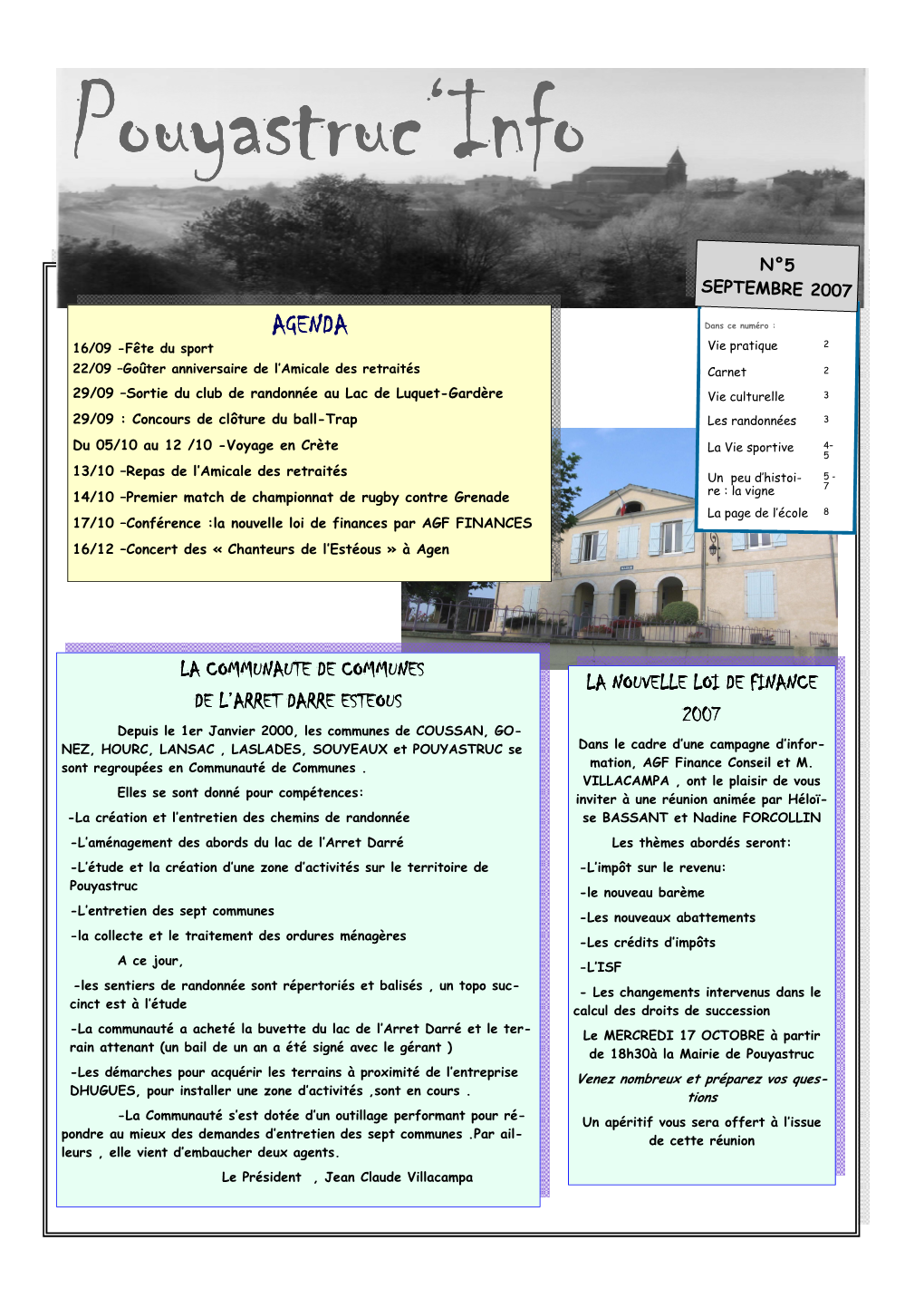 Bulletin Pouyastruc N°5 (Complet)