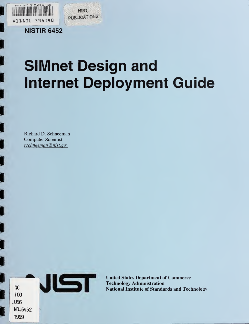 Simnet Design and Internet Deployment Guide