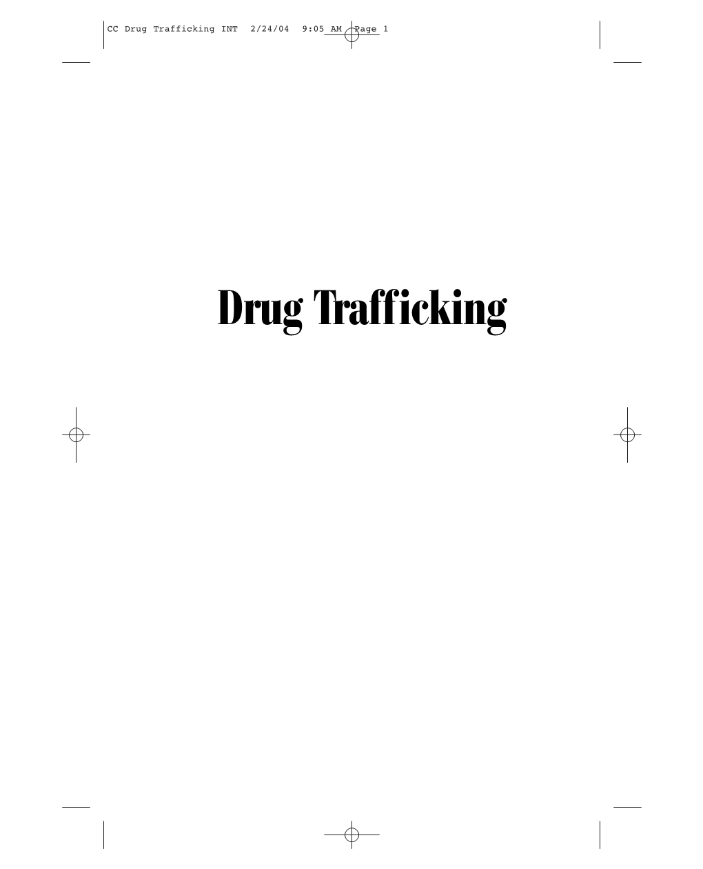 Drug Trafficking INT 2/24/04 9:05 AM Page 1