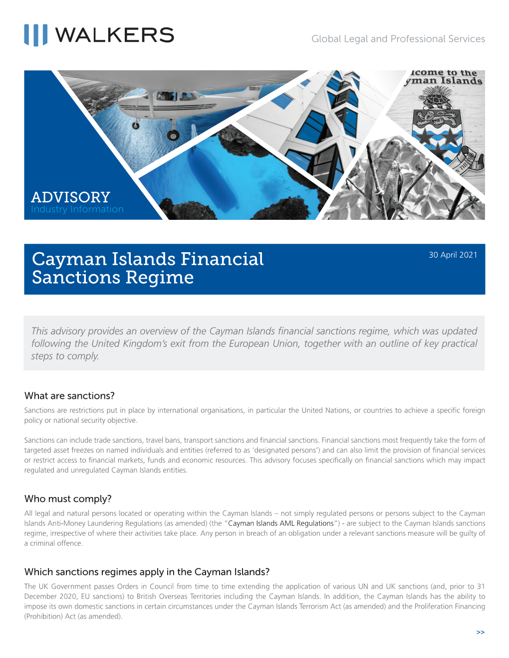 Cayman Islands Financial Sanctions Regime