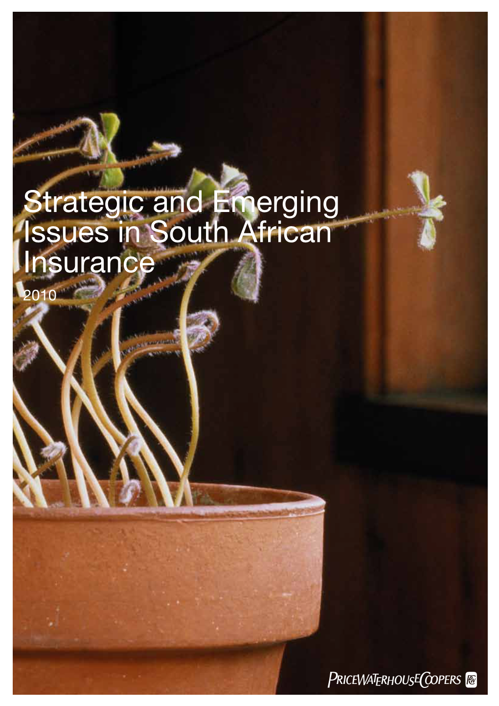 Strategic and Emerging Issues in South African Insurance 2010 Contents