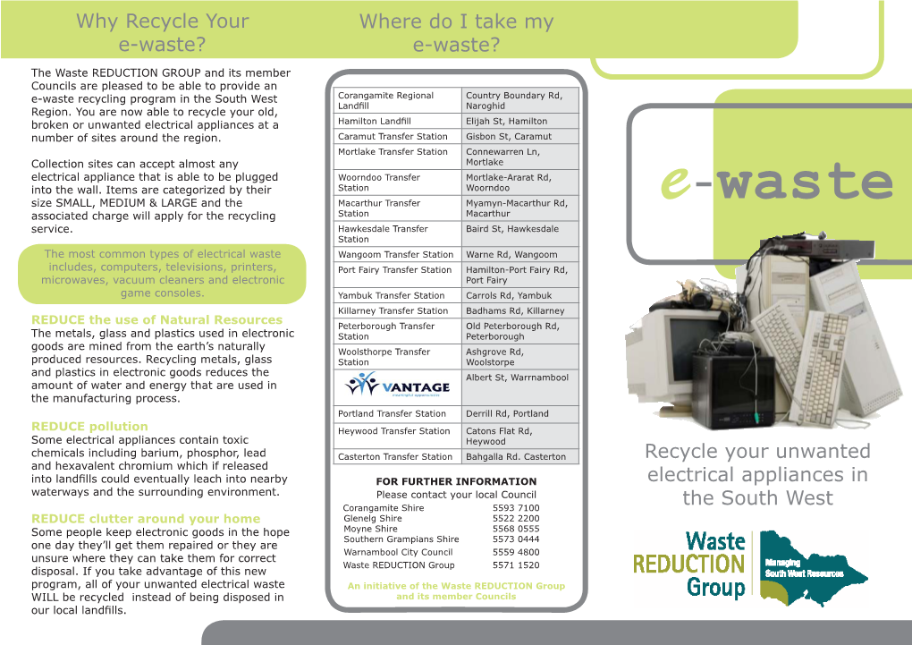WRG E-Waste Brochure.Indd