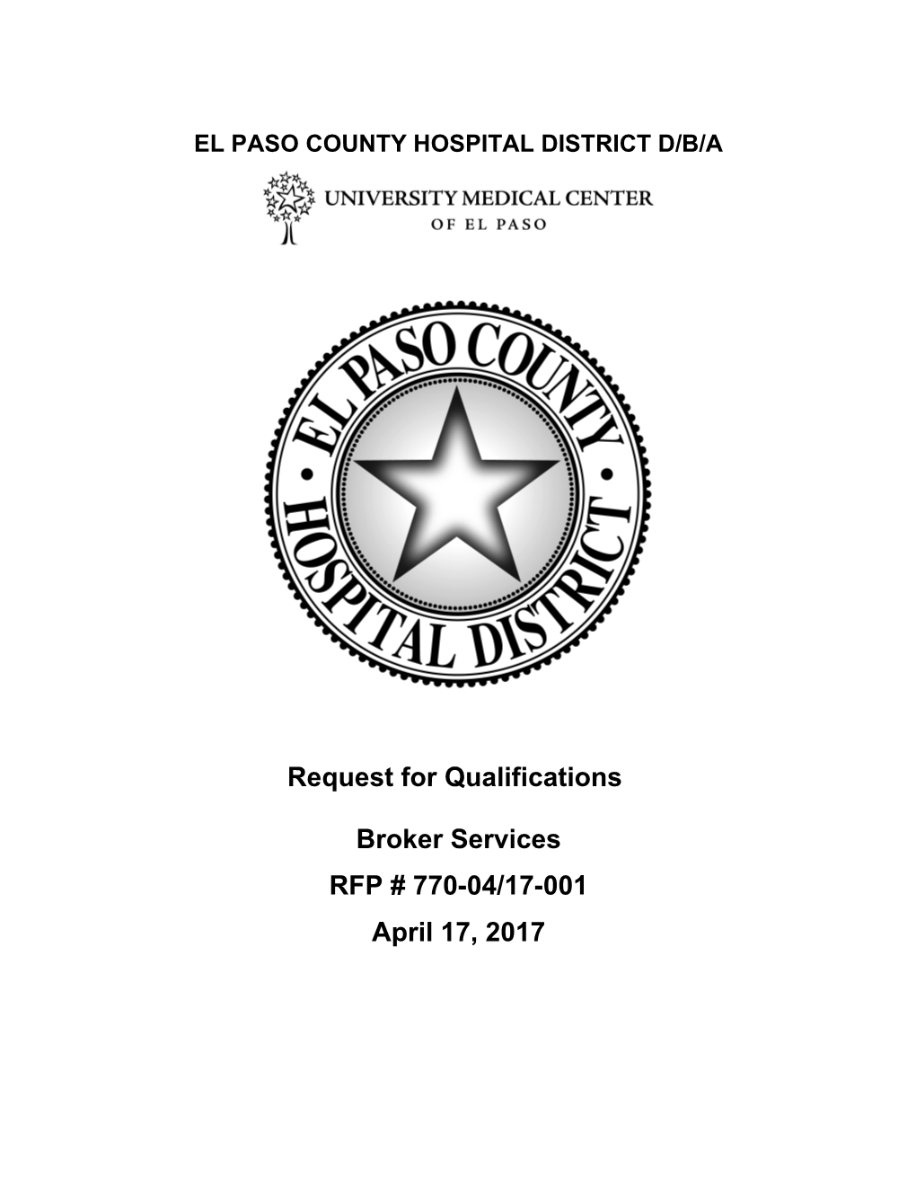 El Paso County Hospital District s1