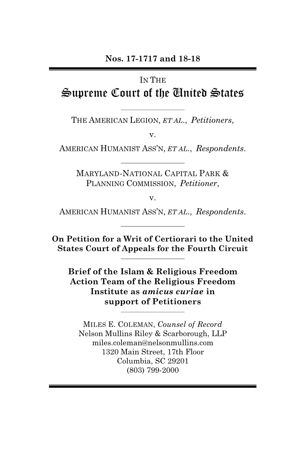 Brief in the Supreme Court