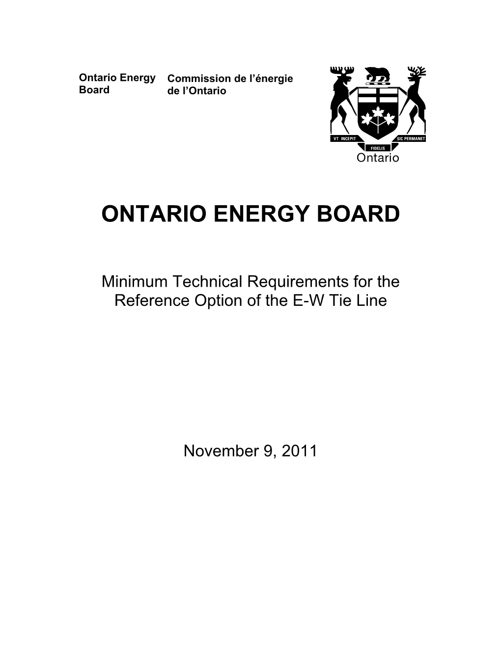 Ontario Energy Board