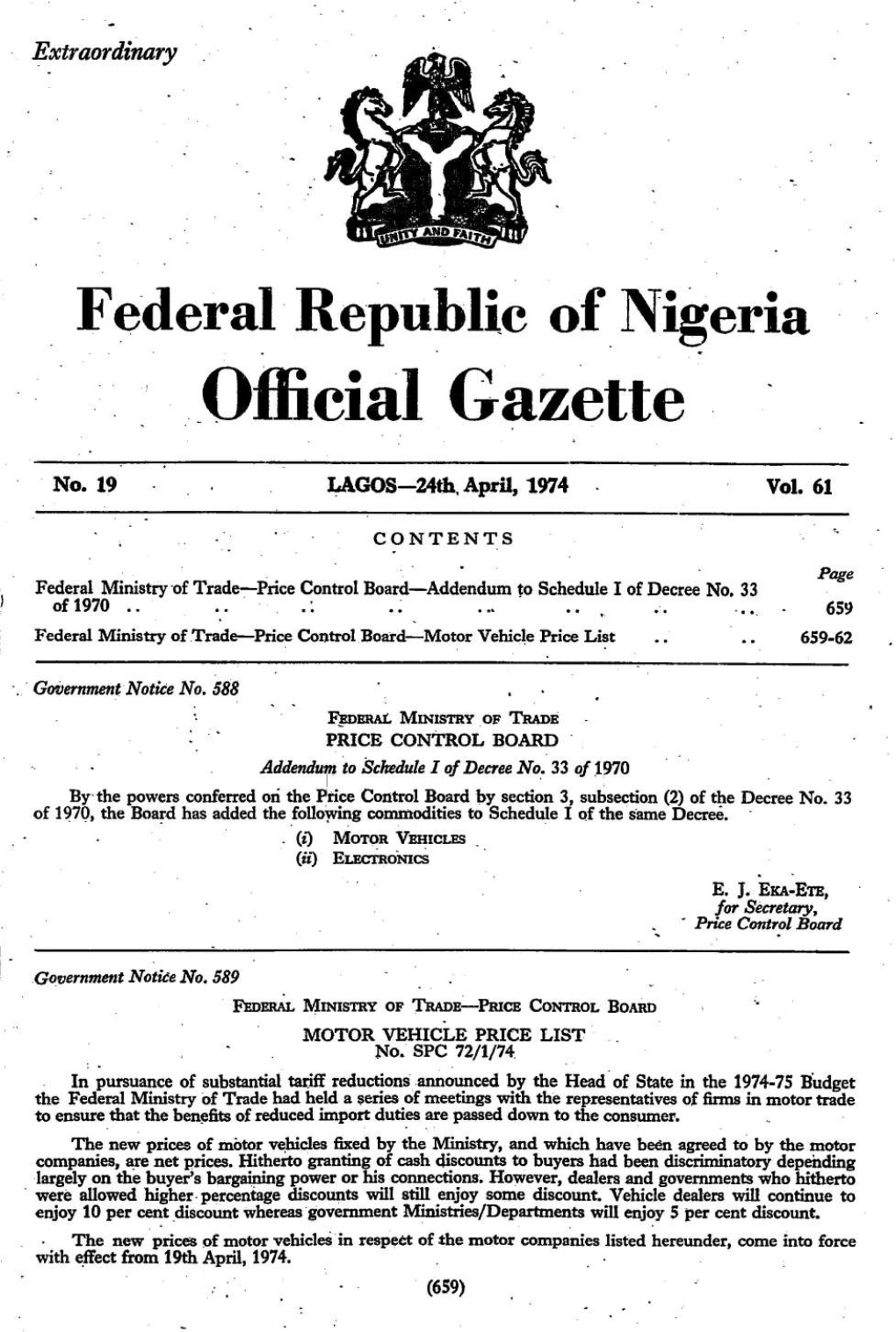 Official Gazette