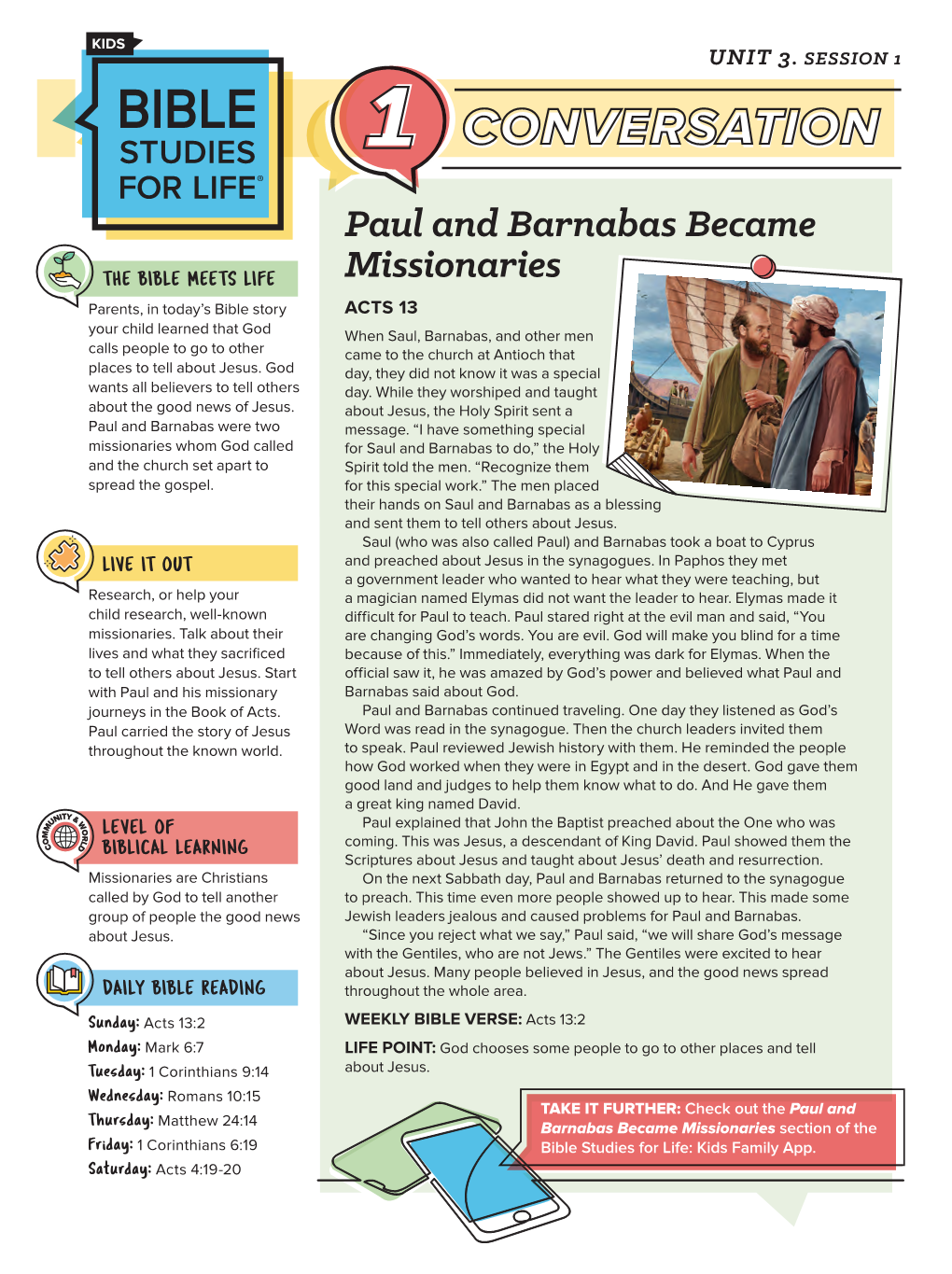 Paul and Barnabas Became Missionaries