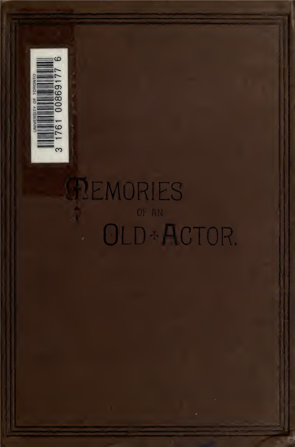 Memories of an Old Actor