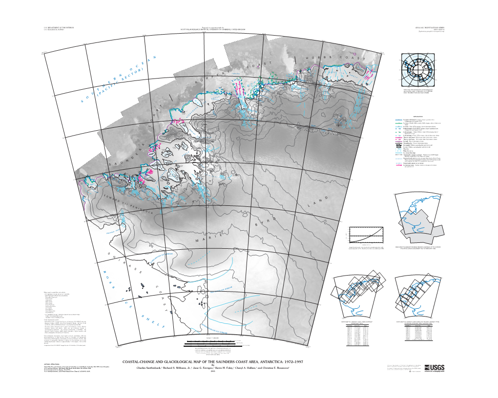 Coastal-Change and Glaciological Map of The