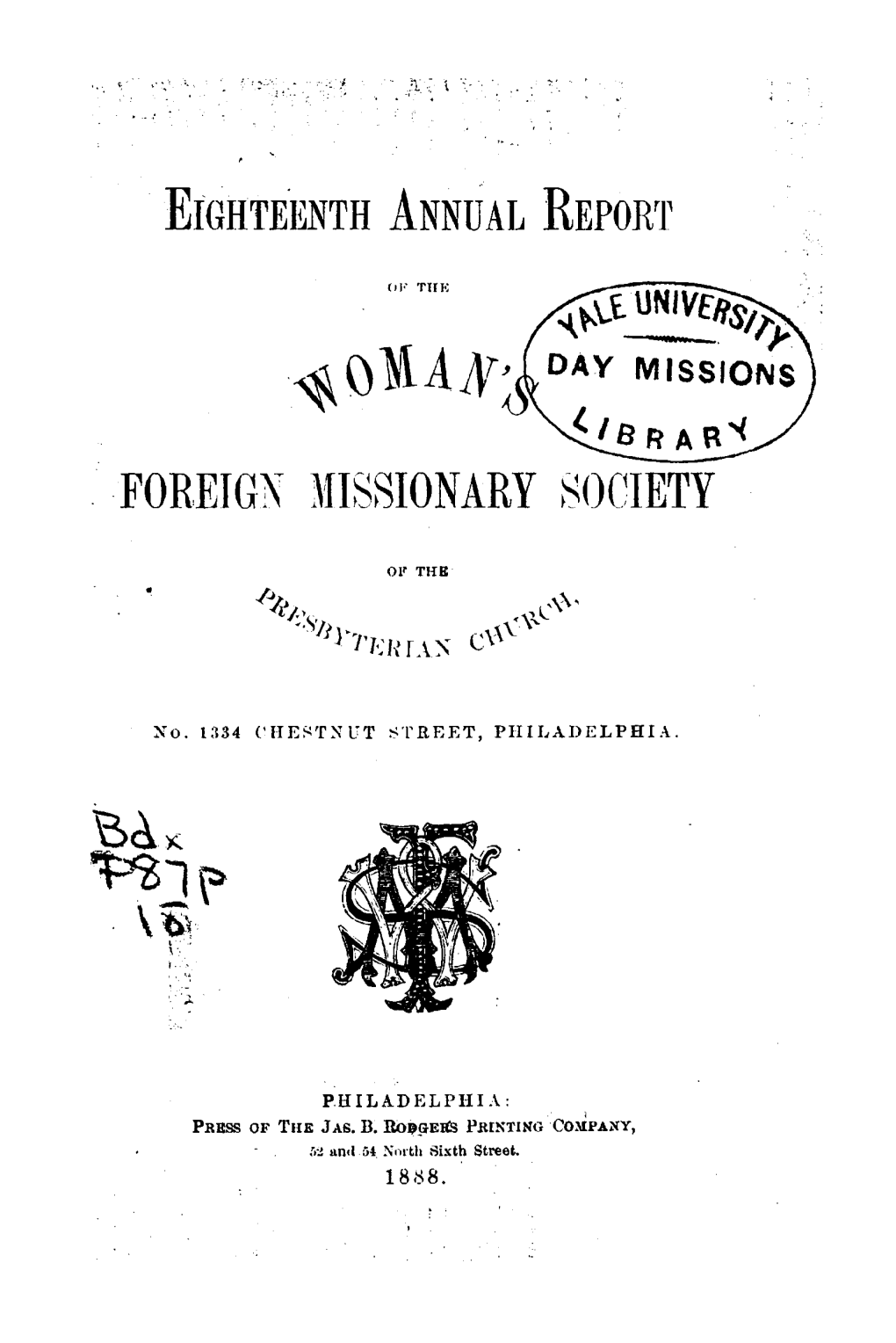 Foreign Missionary Society