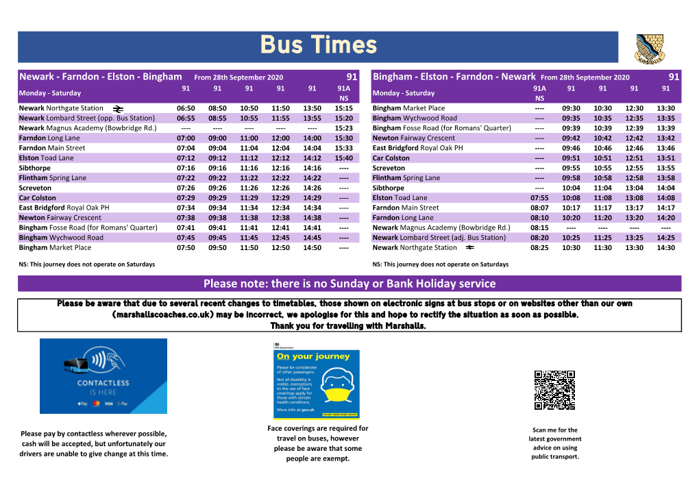 To Download the Timetable