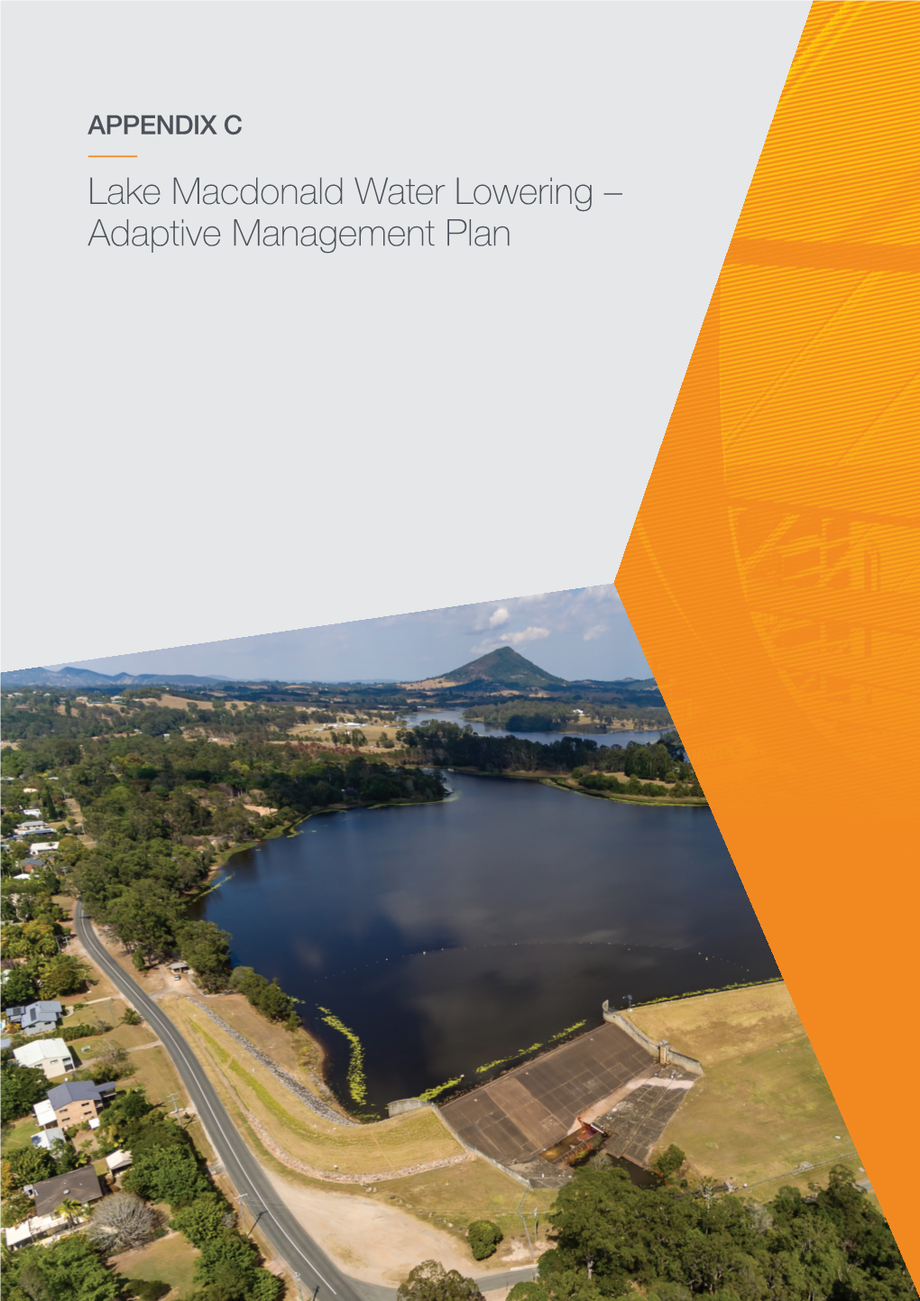 Lake Macdonald Water Lowering – Adaptive Management Plan Table of Contents