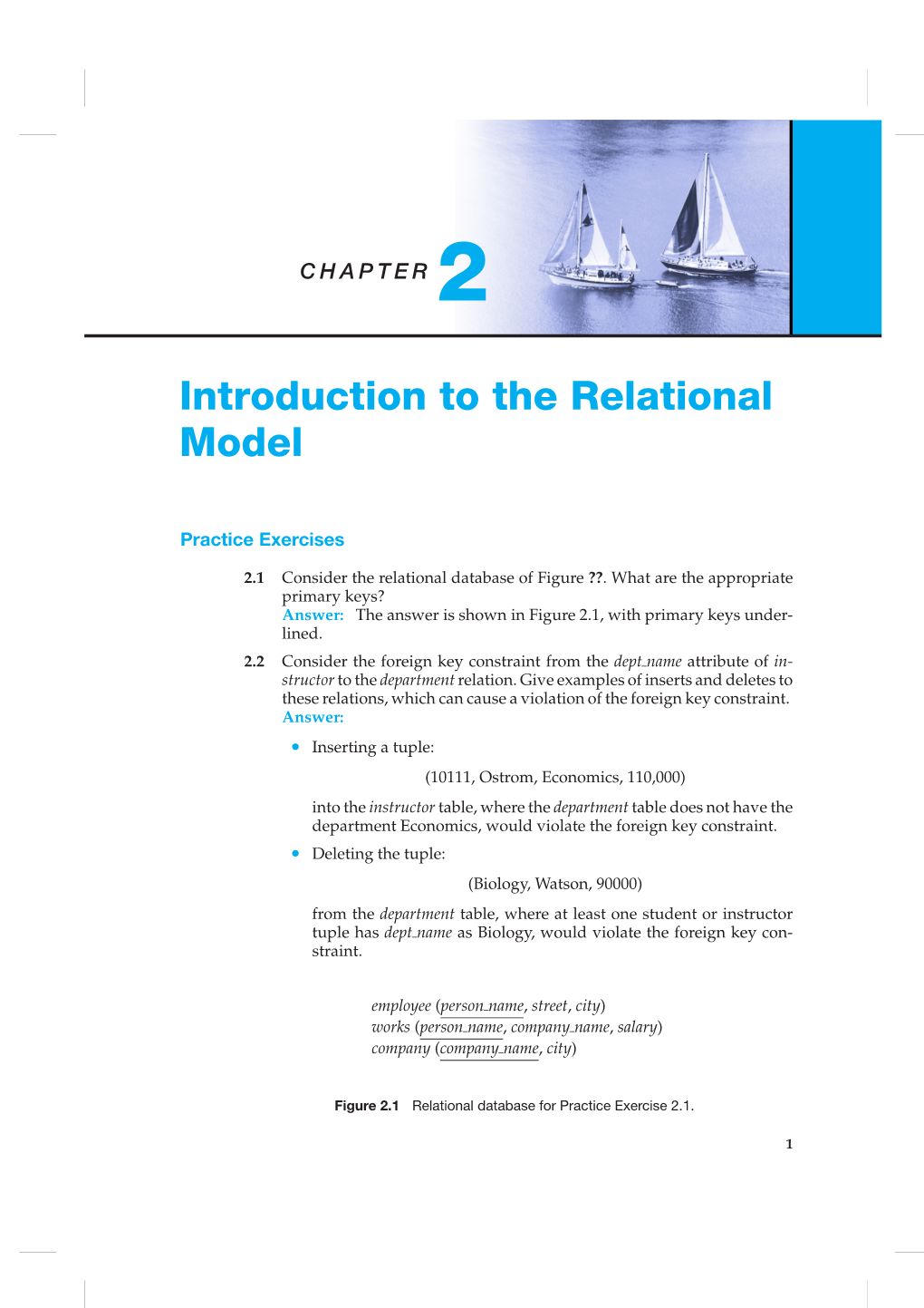 Introduction to the Relational Model