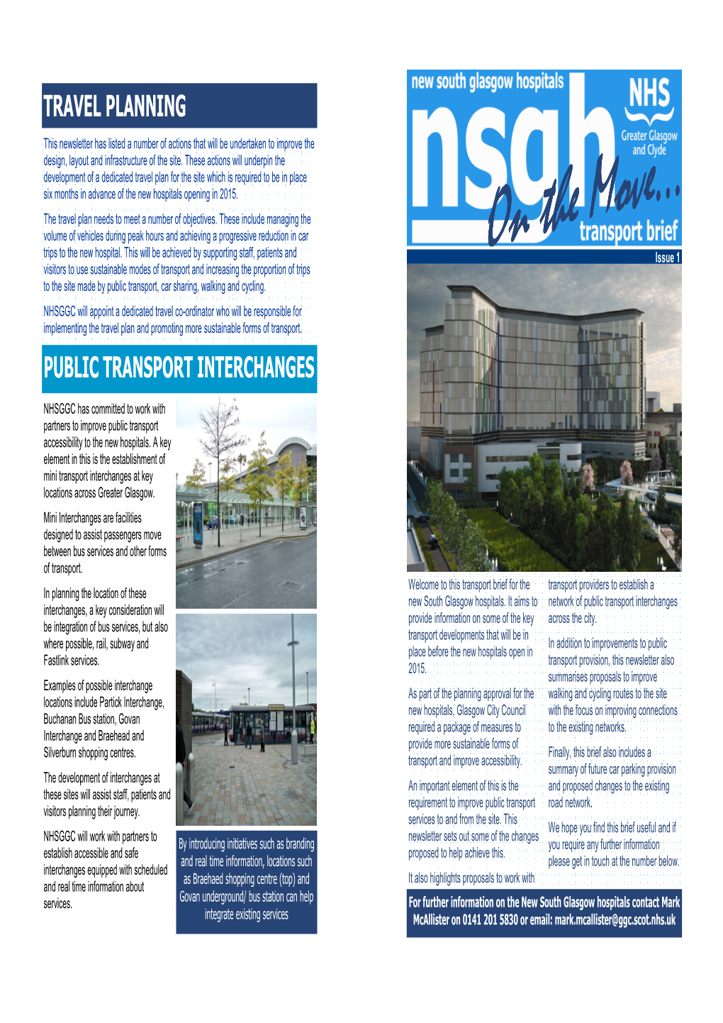 Transport Newsletter Issue 1 Final