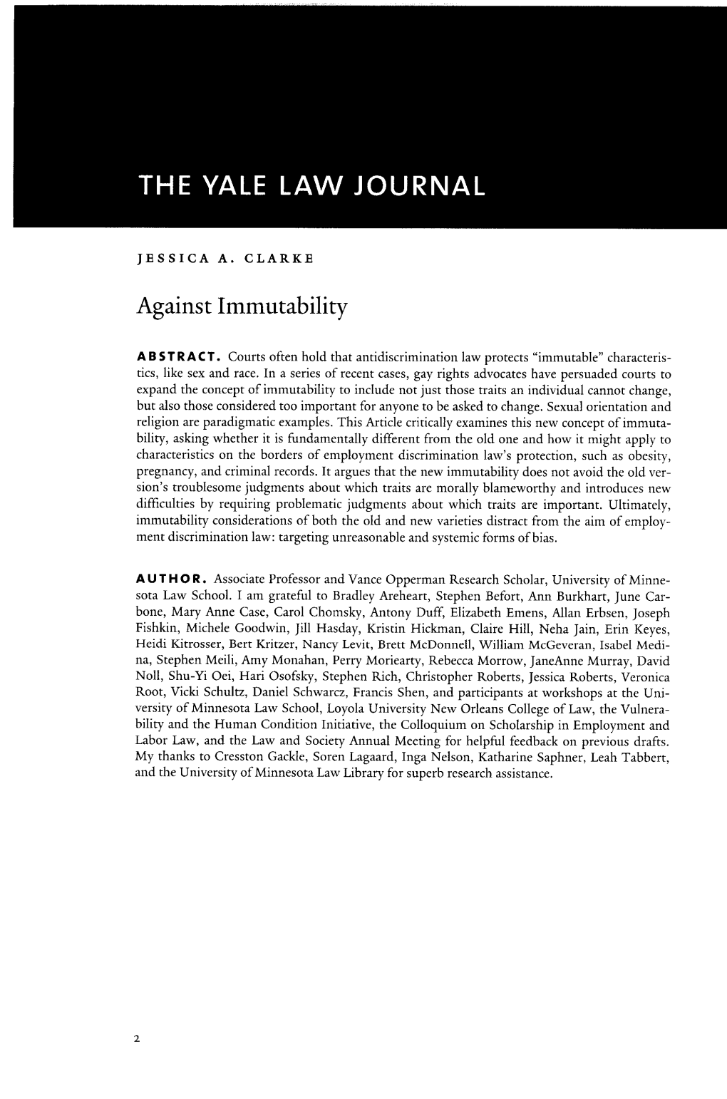 Against Immutability