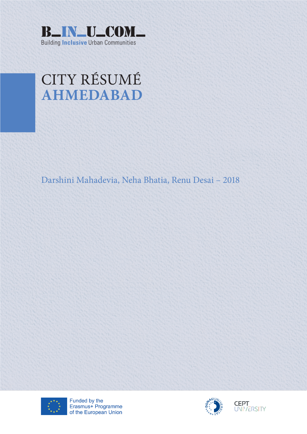 City Résumé Ahmedabad