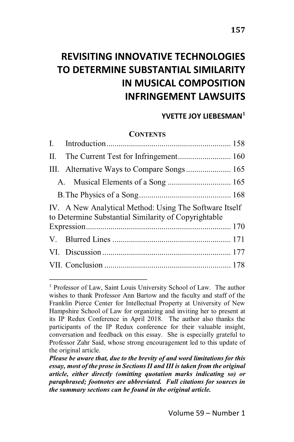 Revisiting Innovative Technologies to Determine Substantial Similarity in Musical Composition Infringement Lawsuits