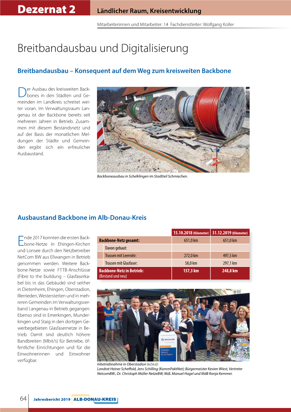 Dezernat 2 Breitbandausbau Und Digitalisierung