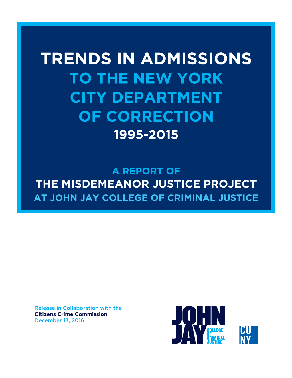 Trends in Admissions