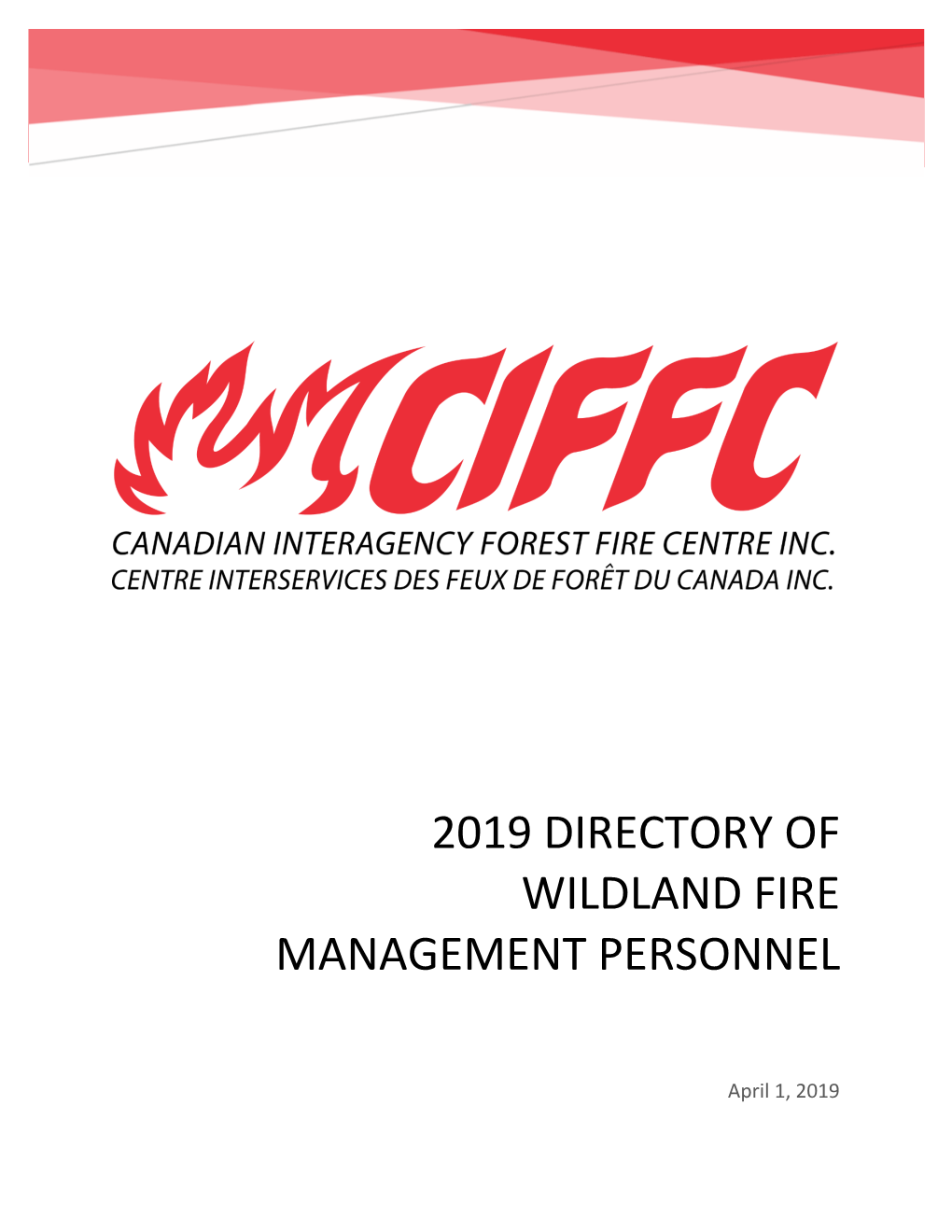 2019 Directory of Wildland Fire Management Personnel