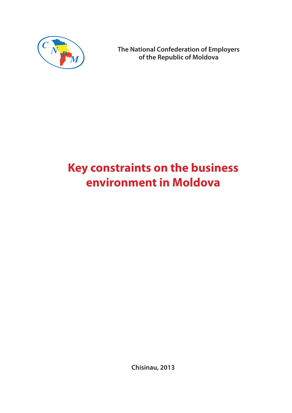 Key Constraints on the Business Environment in Moldova