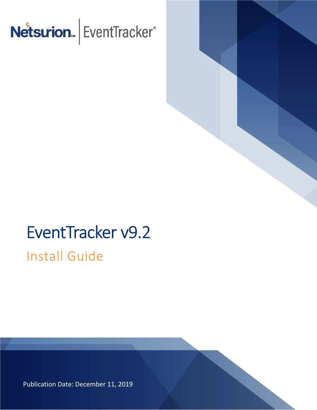 Eventtracker V9.2 Install Guide
