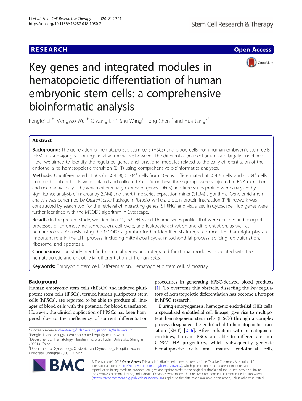 Key Genes and Integrated Modules In