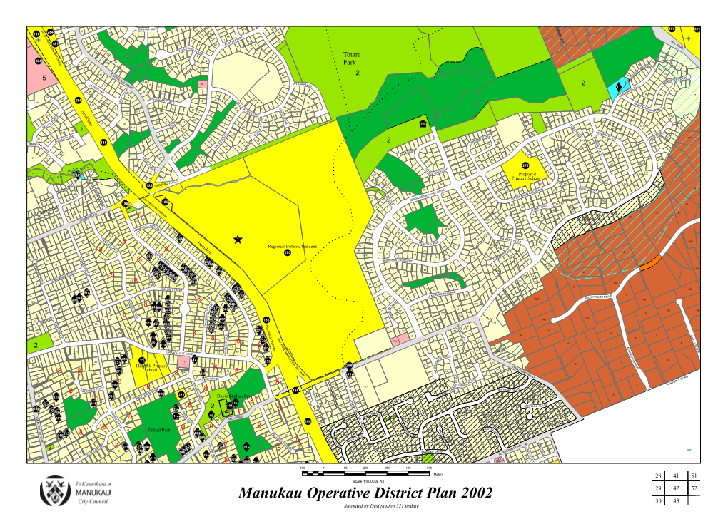 Auckland Council District Plan Operative Manukau Section 2002: Map 42