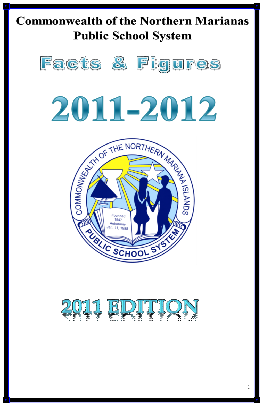 SY 2011-2012 CNMI PSS Facts & Figures.Pdf