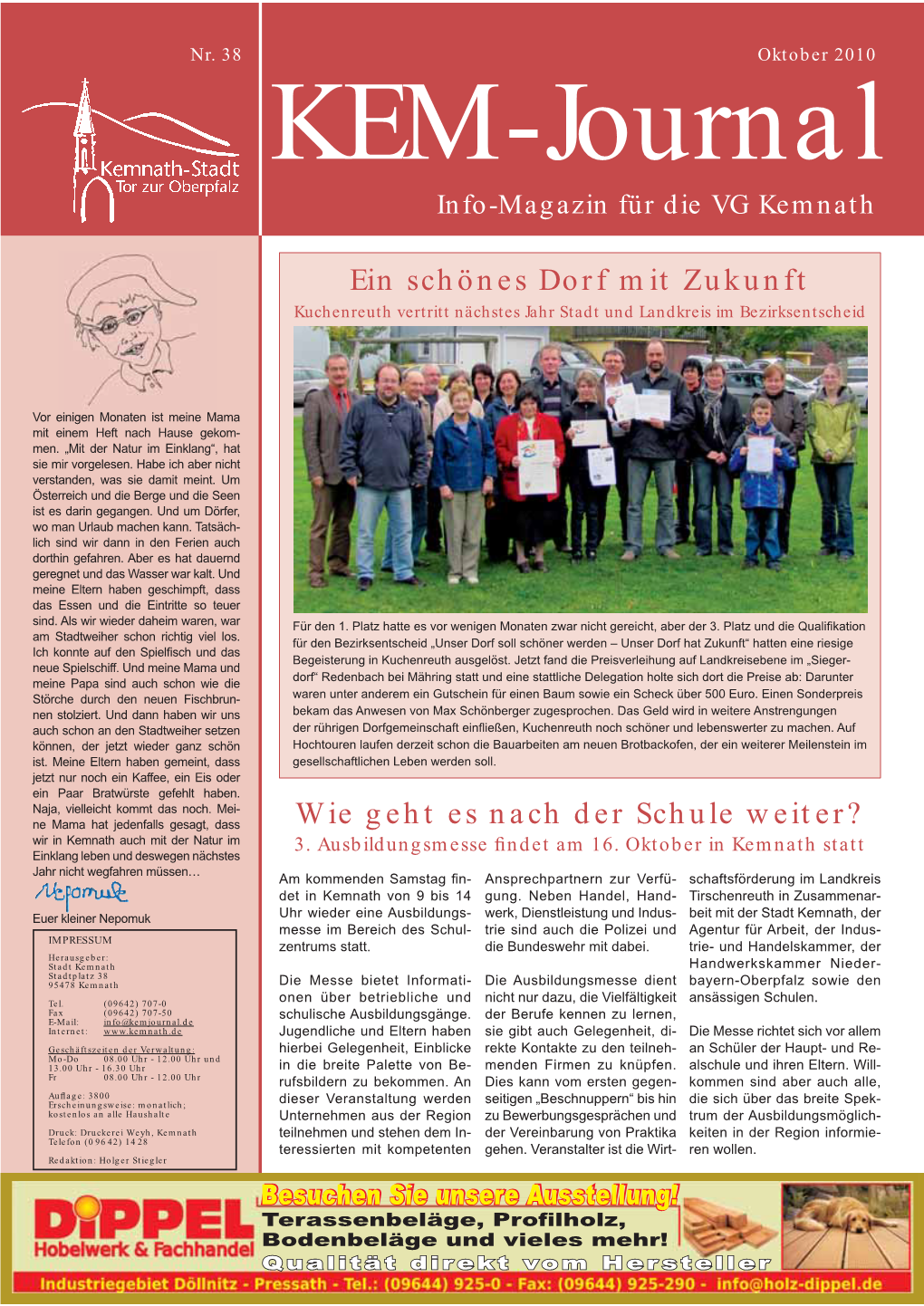 KEM-Journal Info-Magazin Für Die VG Kemnath