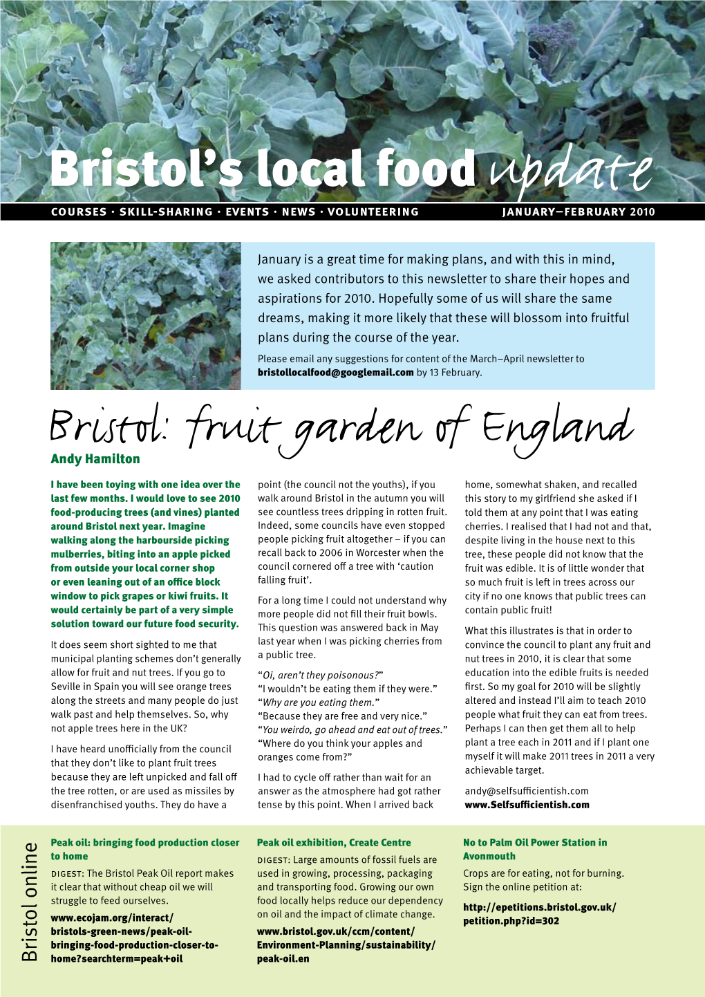 Bristol's Local Food Update