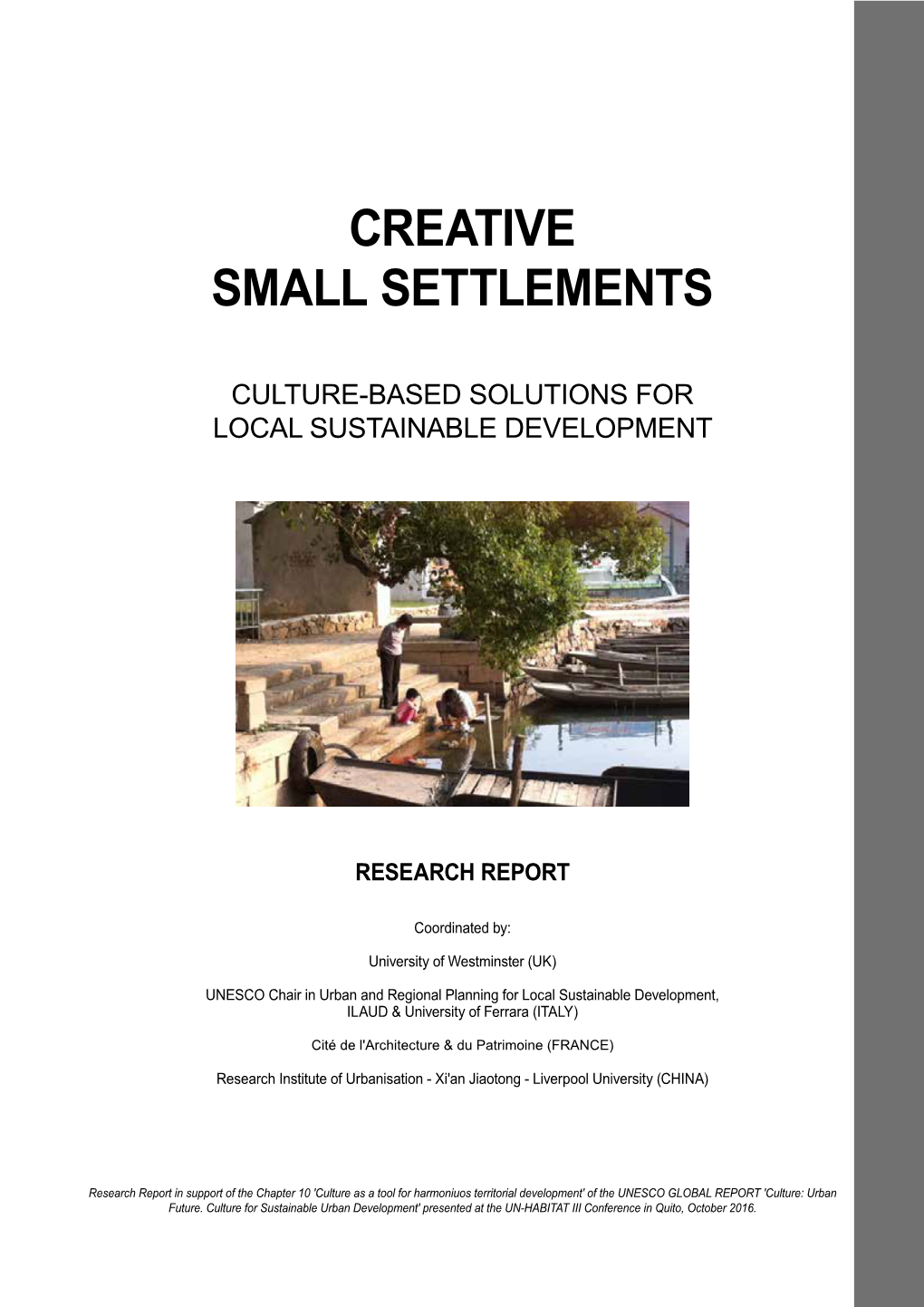 Creative Small Settlements