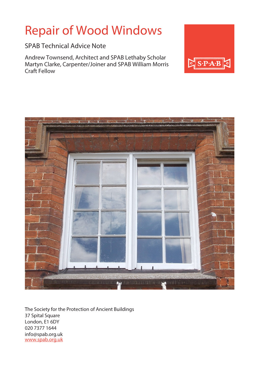 Technical Advice Note: Repair of Wood Windows