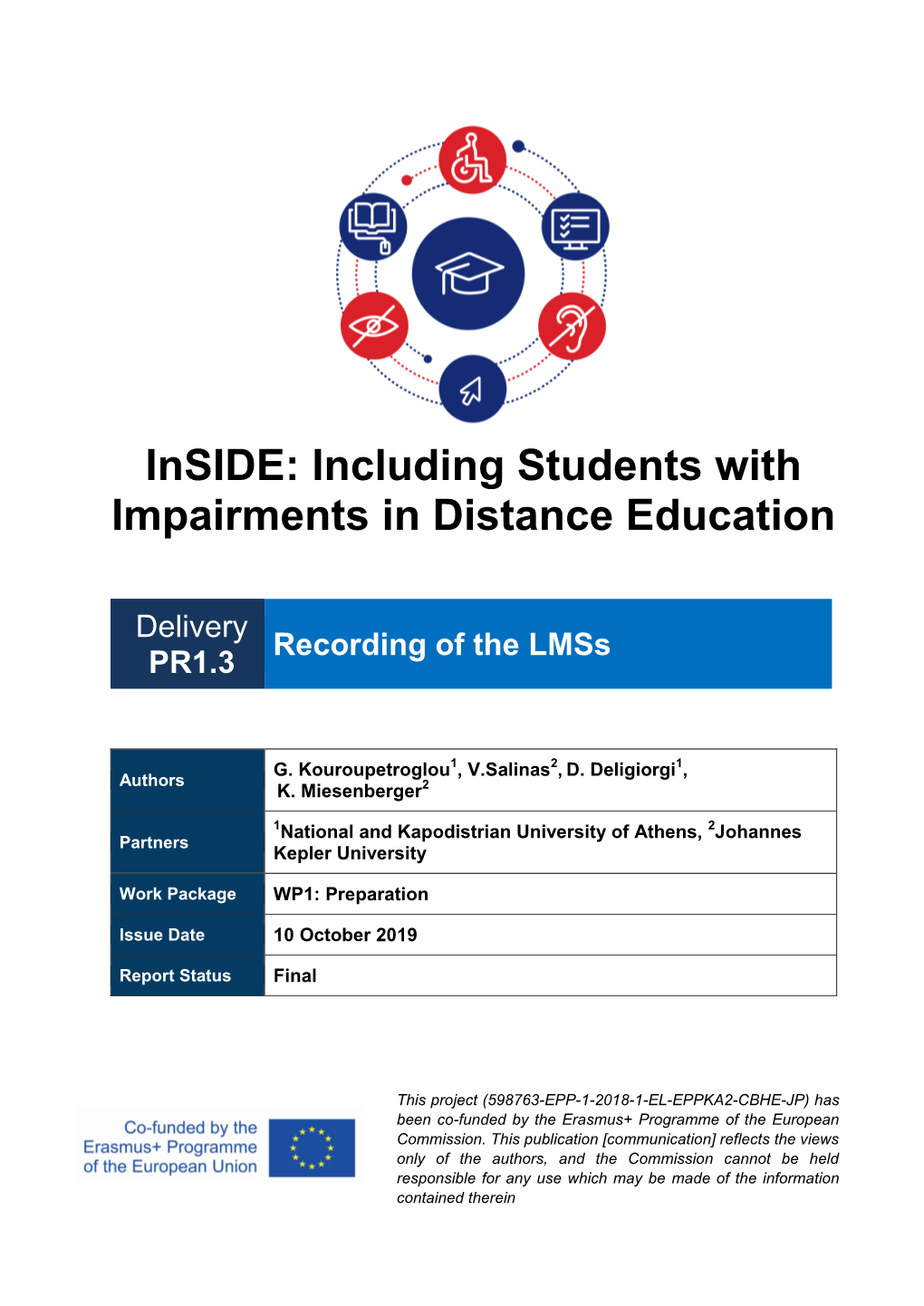 Recording of the Lmss (Learning Management Systems)