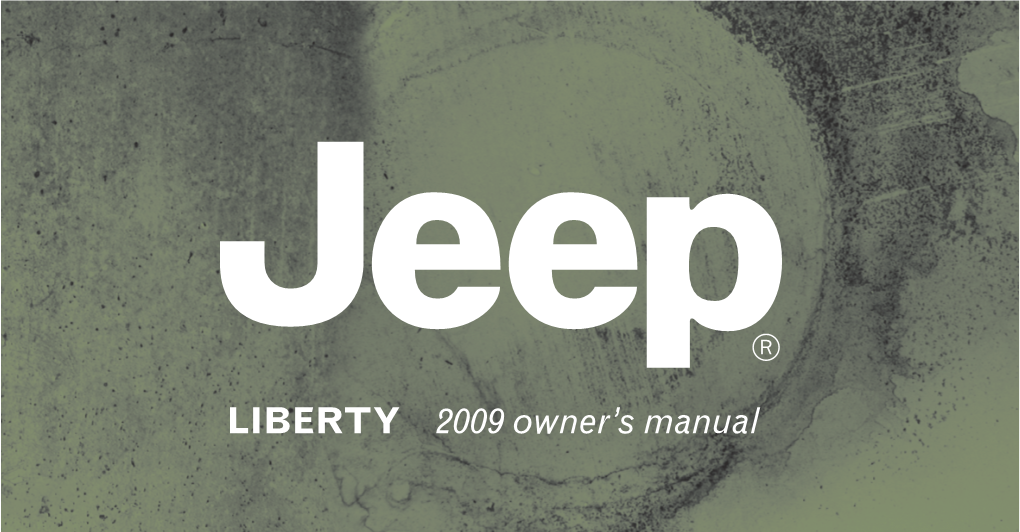 2009 Jeep Liberty Owner's Manual
