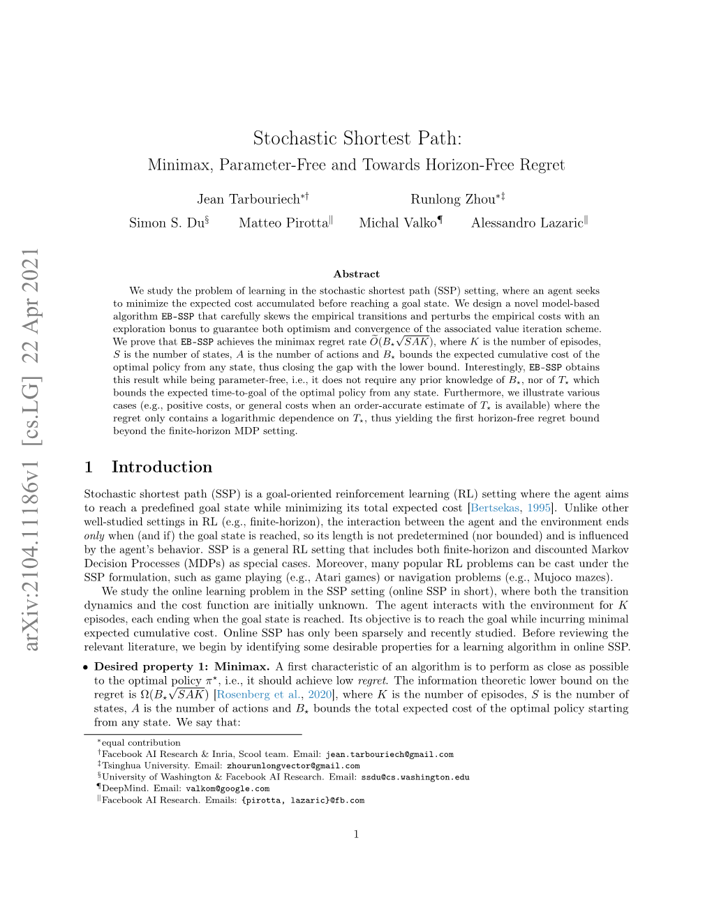 Stochastic Shortest Path: Minimax, Parameter-Free and Towards Horizon-Free Regret