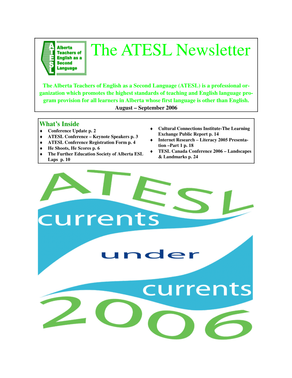 Keynote Speakers, ATESL Conference Registration Form, He