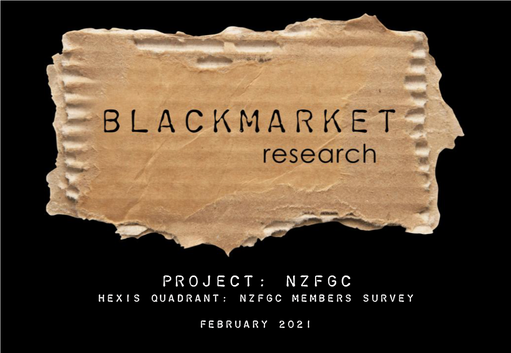 Project: NZFGC HEXIS Quadrant: NZFGC Members Survey