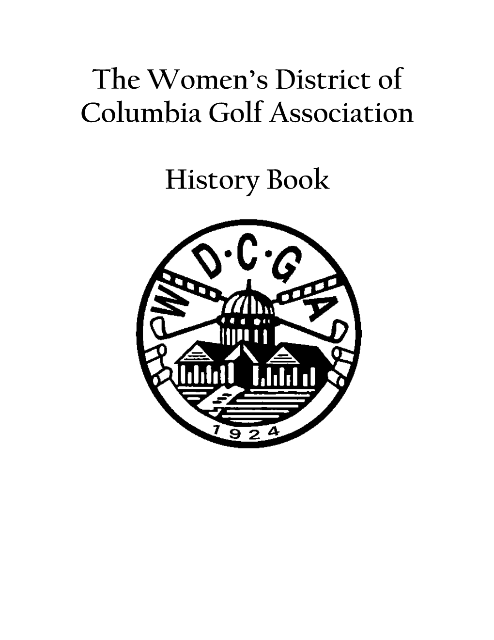 WDCGA History Book