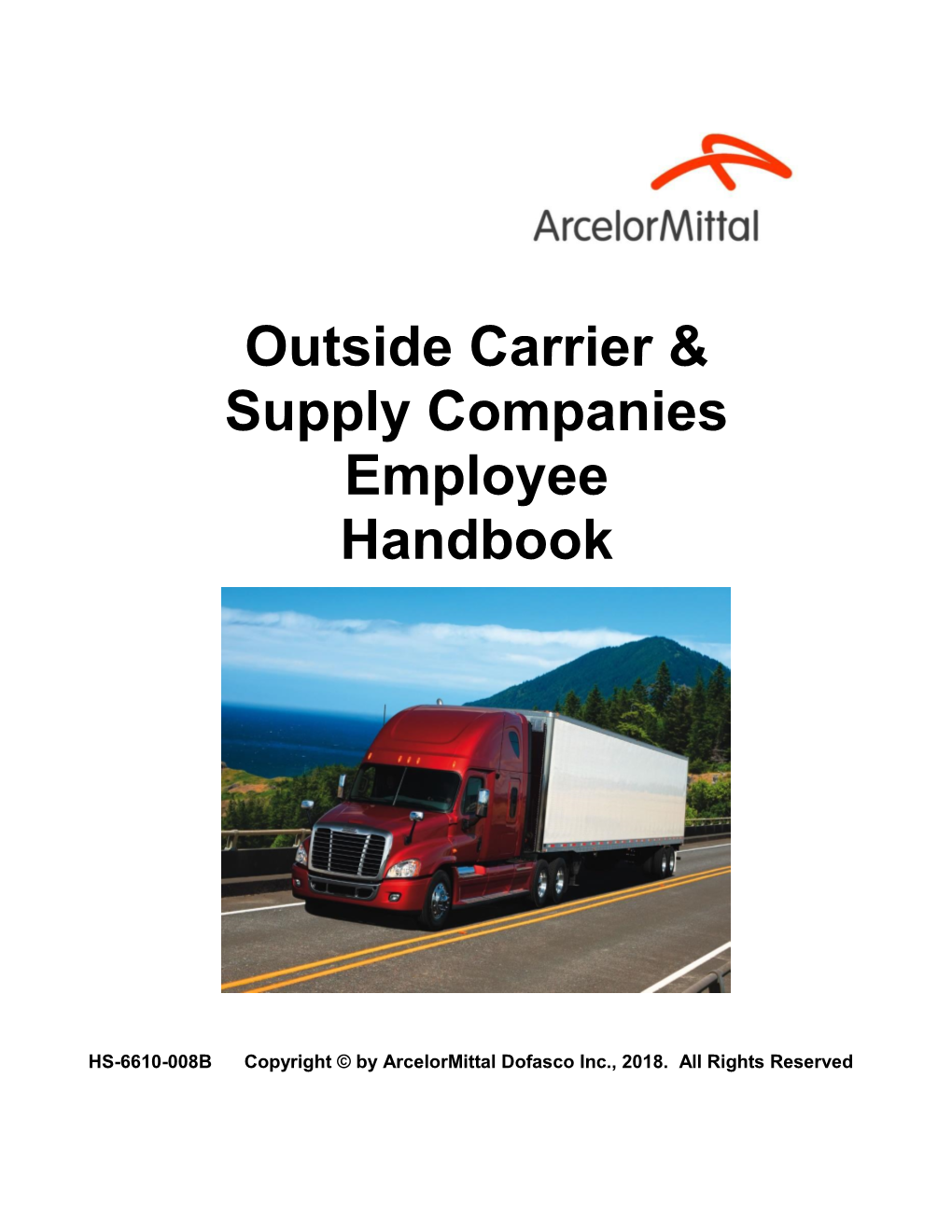 Outside Carrier and Supply Companies Employee Handbook