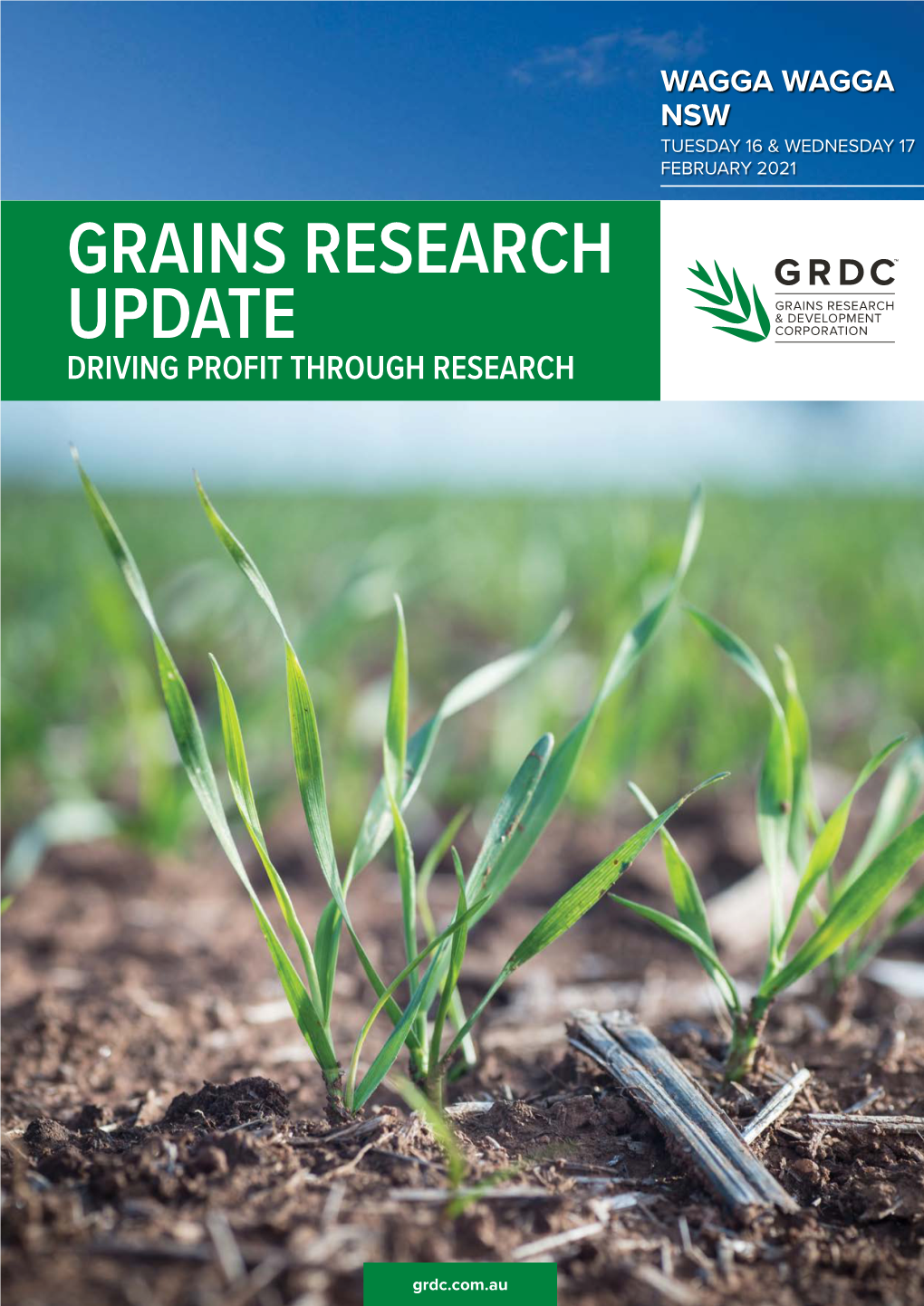 Grains Research Update Driving Profit Through Research