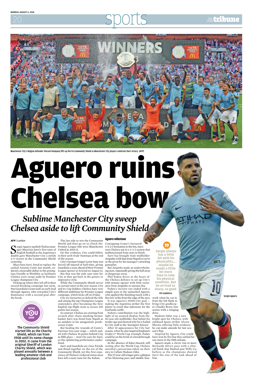 Sublime Manchester City Sweep Chelsea Aside to Lift Community Shield