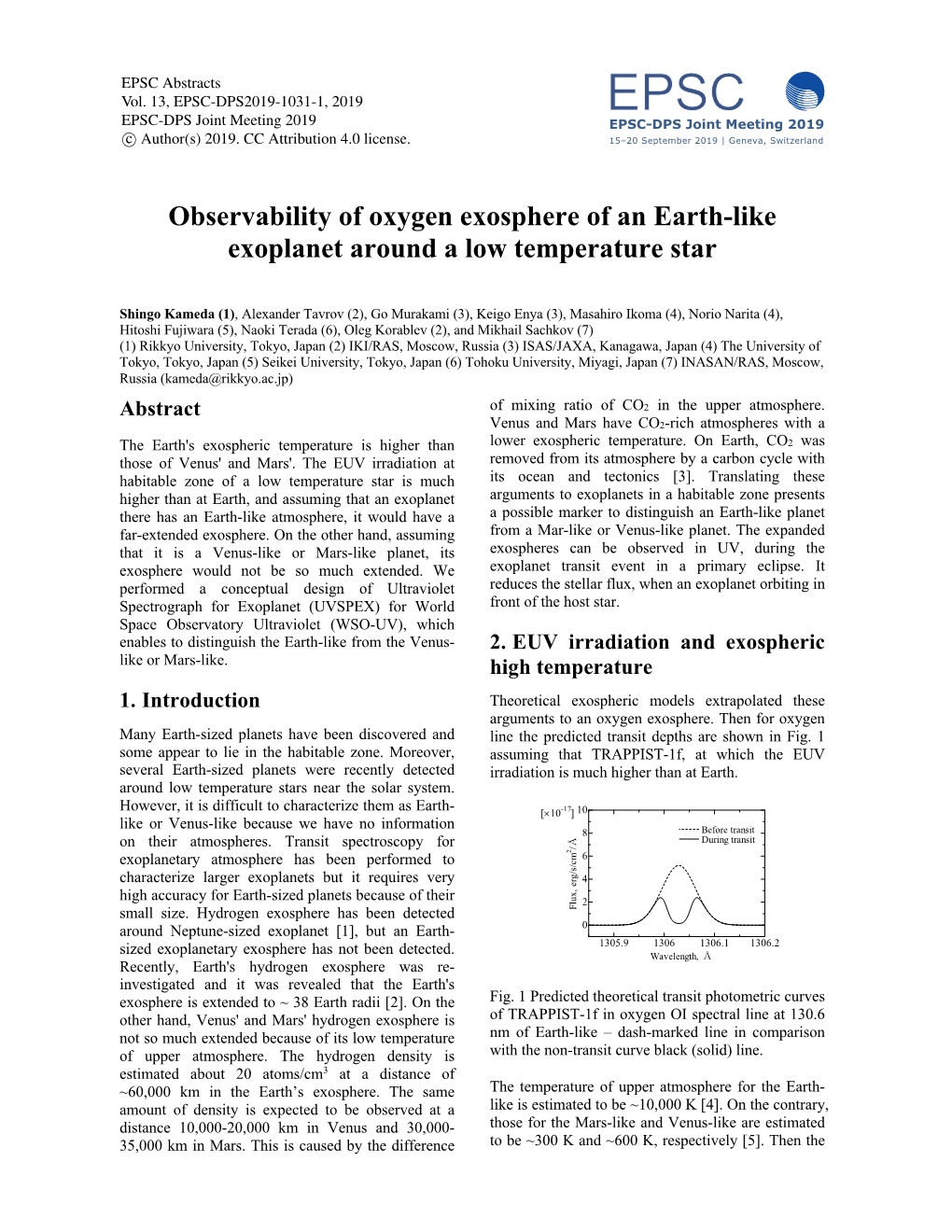 Observability of Oxygen Exosphere of an Earth-Like Exoplanet Around a Low Temperature Star