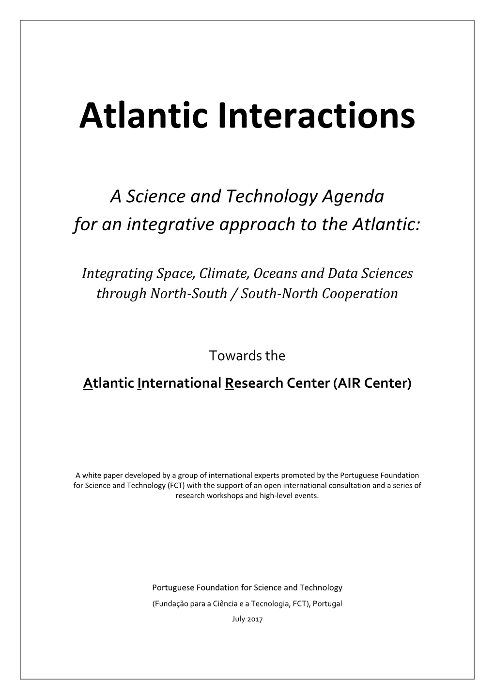 Atlantic Interactions